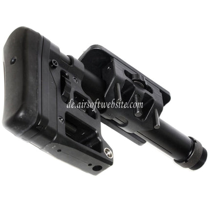 CYMA Taktischer SPR Schaft Geeignet für CYMA CM708 Serie Scharfschützen gewehre / Tokyo Marui M4 AEG Gewehre Airsoft Schwarz