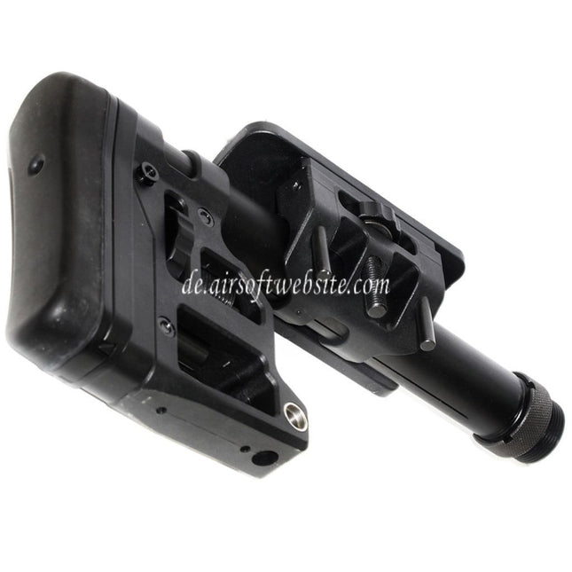 CYMA Taktischer SPR Schaft Geeignet für CYMA CM708 Serie Scharfschützen gewehre / Tokyo Marui M4 AEG Gewehre Airsoft Schwarz