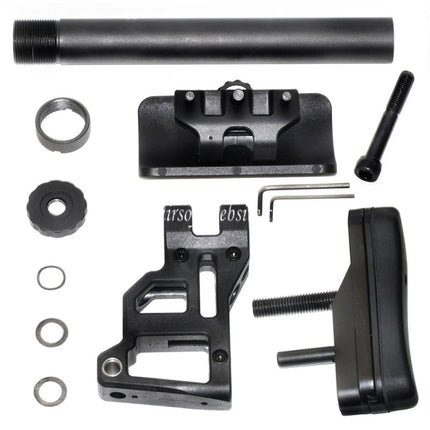 CYMA Taktischer SPR Schaft Geeignet für CYMA CM708 Serie Scharfschützen gewehre / Tokyo Marui M4 AEG Gewehre Airsoft Schwarz