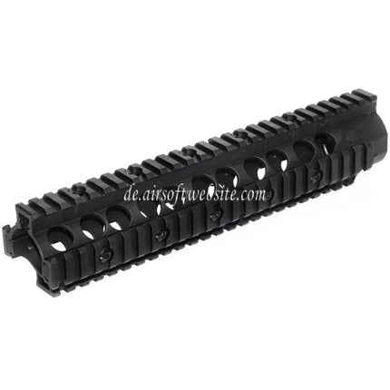 CYMA 10.5 Zoll 265mm Aluminum Oberes Schneiden RAS Handschutz Schienen System Geeignet für CYMA G&P VFC King Arms Tokyo Marui M4 AEG GBB Gewehre Airsoft Schwarz