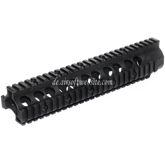 CYMA 10.5 Zoll 265mm Aluminum Oberes Schneiden RAS Handschutz Schienen System Geeignet für CYMA G&P VFC King Arms Tokyo Marui M4 AEG GBB Gewehre Airsoft Schwarz