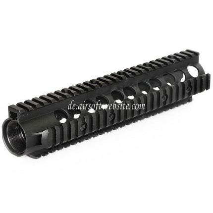 CYMA 10.5 Zoll 265mm Aluminum Oberes Schneiden RAS Handschutz Schienen System Geeignet für CYMA G&P VFC King Arms Tokyo Marui M4 AEG GBB Gewehre Airsoft Schwarz