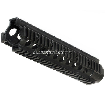 CYMA 10.5 Zoll 265mm Aluminum Oberes Schneiden RAS Handschutz Schienen System Geeignet für CYMA G&P VFC King Arms Tokyo Marui M4 AEG GBB Gewehre Airsoft Schwarz