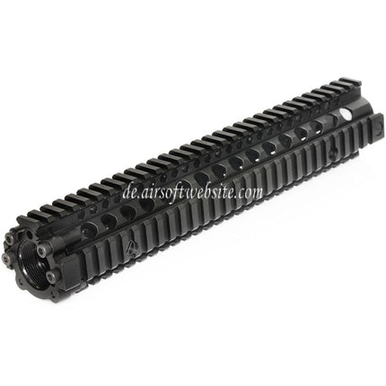CYMA 304mm Aluminum MK18 Stil RAS Handschutz Schienen System Geeignet für CYMA M4 M16 AEG Gewehre Airsoft Schwarz