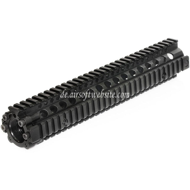 CYMA 304mm Aluminum MK18 Stil RAS Handschutz Schienen System Geeignet für CYMA M4 M16 AEG Gewehre Airsoft Schwarz