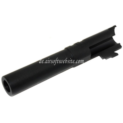 5KU 4.3 Zoll Edelstahl Äußerer Lauf +11mm CW im Uhrzeigersinn Geeignet für Tokyo Marui Hi-Capa 4.3 GBB Pistolen Airsoft