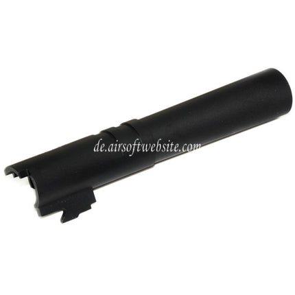 5KU 4.3 Zoll Edelstahl Äußerer Lauf +11mm CW im Uhrzeigersinn Geeignet für Tokyo Marui Hi-Capa 4.3 GBB Pistolen Airsoft