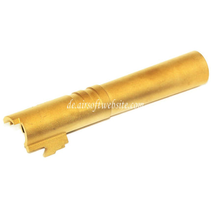 5KU 4.3 Zoll Edelstahl Äußerer Lauf +11mm CW im Uhrzeigersinn Geeignet für Tokyo Marui Hi-Capa 4.3 GBB Pistolen Airsoft