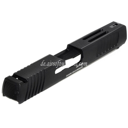 APS Aluminum Schlitten Geeignet für APS SHARK Serie 6mm 4.5mm GBB Pistolen Airsoft Schwarz