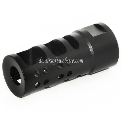 Airsoft Website 53mm R2 556 Stil Metall Mündungsbremse Mündungsfeuerdämpfer Geeignet für -14mm CCW Gegen den Uhrzeigersinn Lauf Gewehre
