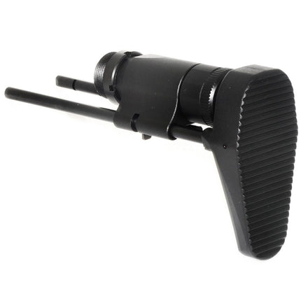 Airsoft Website 6-Position PDW Einziehbarer Schiebeschaft Geeignet für Tokyo Marui M4 Serie AEG Gewehre Schwarz