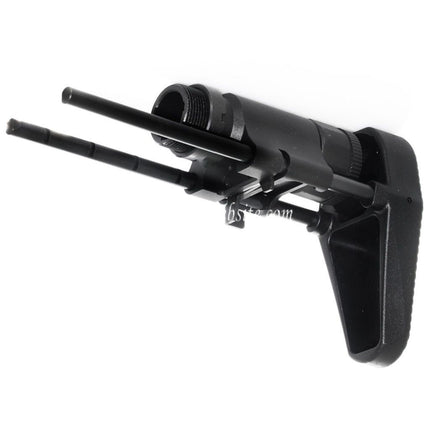 Airsoft Website 6-Position PDW Einziehbarer Schiebeschaft Geeignet für Tokyo Marui M4 Serie AEG Gewehre Schwarz