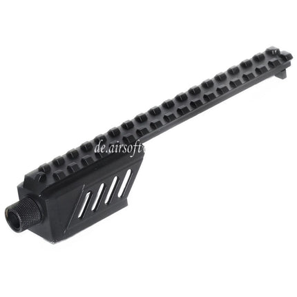 CYMA 187mm Laufverlängerungsbefestigung Schienenmontage Geeignet für CYMA CM127 G18C AEP AEG Pistols Airsoft