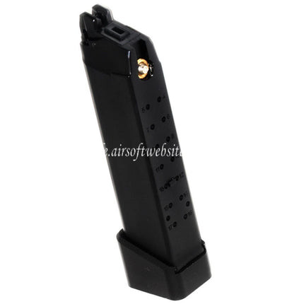 DOUBLE BELL 25rd Gas Magazin Geeignet für G17 G18C G34 G35 G-Serie GBB Pistolen Airsoft Schwarz