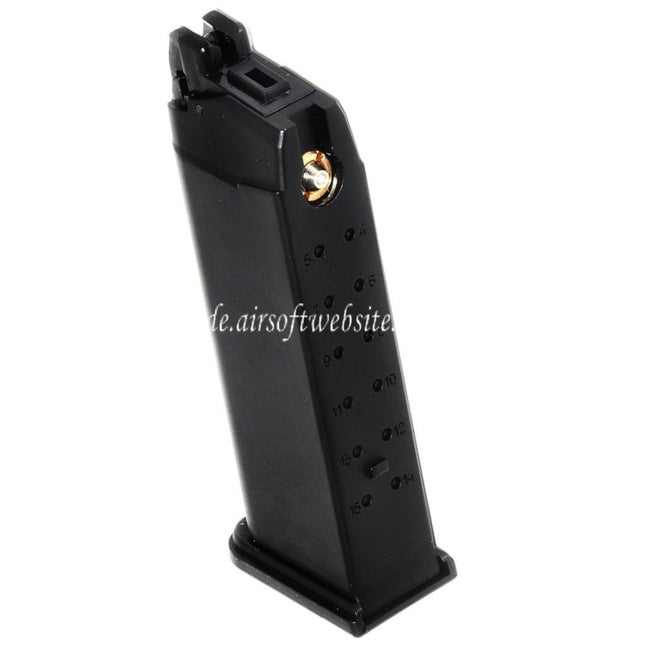 DOUBLE BELL 20rd Gas Magazin Geeignet für G19 G23 G26 Serie GBB Pistolen Airsoft Schwarz