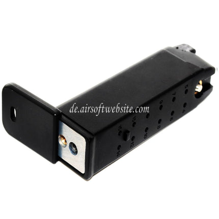 DOUBLE BELL 20rd Gas Magazin Geeignet für G19 G23 G26 Serie GBB Pistolen Airsoft Schwarz