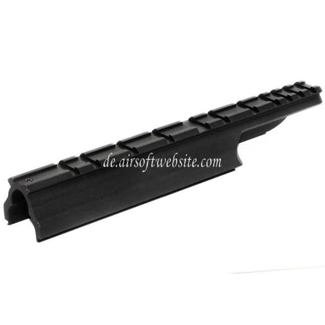 King Arms 218mm FAL Zielfernrohrmontage Basisschienen Gehäuseabdeckung geeignet für AEG-Gewehre der King Arms FAL Serie Airsoft Schwarz