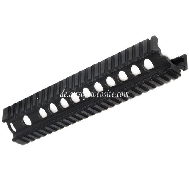 CYMA 242mm Aluminium Untere Handschutz schienen system Geeignet für CYMA G&P Tokyo Marui AK74 Serie AEG Gewehre Airsoft Schwarz