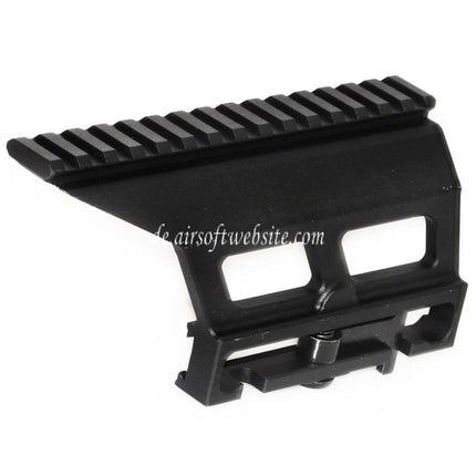 CYMA 155mm Aluminiumschiene QD Zielfernrohrmontage Geeignet für SVD AK Serie AEG Gewehre Airsoft Schwarz