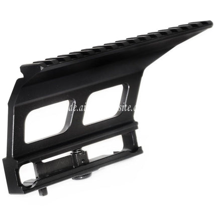 CYMA 155mm Aluminiumschiene QD Zielfernrohrmontage Geeignet für SVD AK Serie AEG Gewehre Airsoft Schwarz