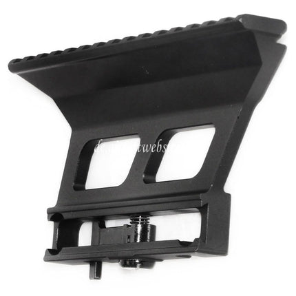 CYMA 155mm Aluminiumschiene QD Zielfernrohrmontage Geeignet für SVD AK Serie AEG Gewehre Airsoft Schwarz