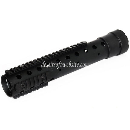 CYMA 323mm Aluminium MK12 SPR Mod 0 Free Float Handschutz schienen system Geeignet für M4 M16 Serie AEG Gewehre Airsoft Schwarz