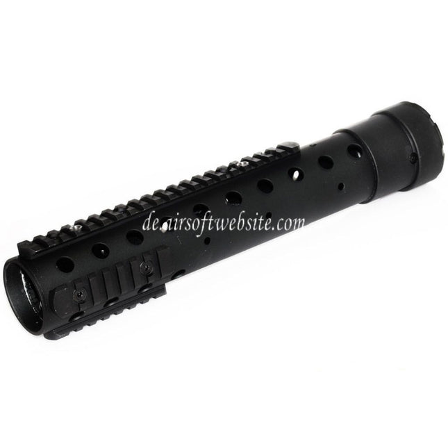 CYMA 323mm Aluminium MK12 SPR Mod 0 Free Float Handschutz schienen system Geeignet für M4 M16 Serie AEG Gewehre Airsoft Schwarz