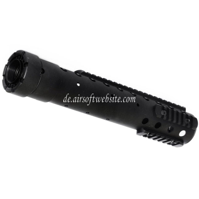 CYMA 323mm Aluminium MK12 SPR Mod 0 Free Float Handschutz schienen system Geeignet für M4 M16 Serie AEG Gewehre Airsoft Schwarz
