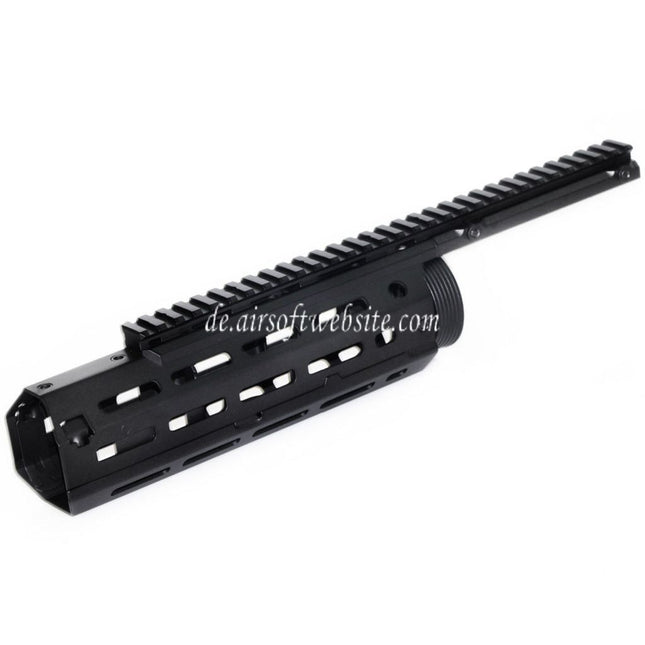 CYMA 360mm M-LOK Handschutz schienen system Geeignet für M4 M16 Serie AEG Gewehre Airsoft Schwarz