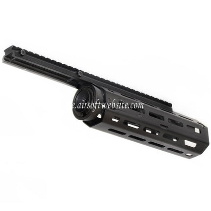CYMA 360mm M-LOK Handschutz schienen system Geeignet für M4 M16 Serie AEG Gewehre Airsoft Schwarz