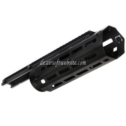CYMA 360mm M-LOK Handschutz schienen system Geeignet für M4 M16 Serie AEG Gewehre Airsoft Schwarz