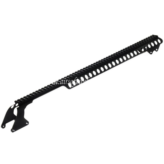 CYMA 537mm Aluminium Ober schienen System Geeignet für CYMA Tokyo Marui M870 Serie Schrotflinte Airsoft Schwarz