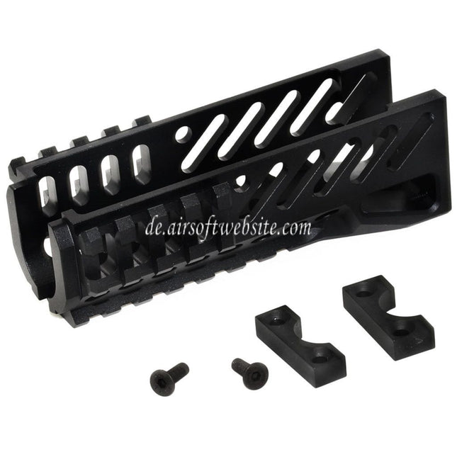5KU CNC 119mm B-11 Klassischer Unterteil Handschutz Schienen System Geeignet für D-Boys LCT GHK Tokyo Marui AKS-74U Serie AEG GBB Gewehre Airsoft