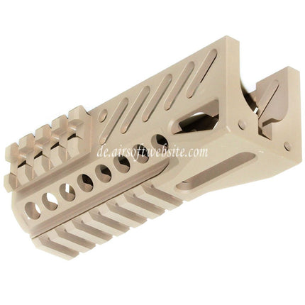 5KU CNC 119mm B-11 Klassischer Unterteil Handschutz Schienen System Geeignet für D-Boys LCT GHK Tokyo Marui AKS-74U Serie AEG GBB Gewehre Airsoft