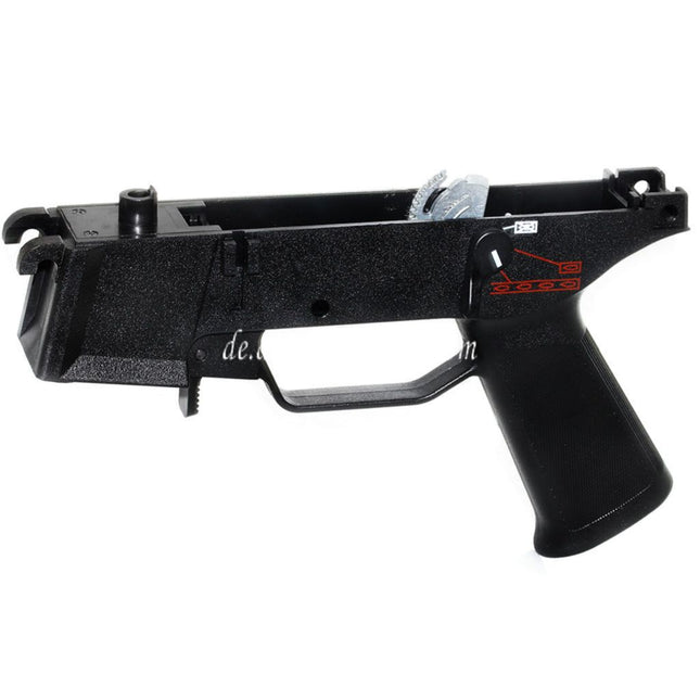 Airsoft Website Polymer Unterkörper Empfängers Griffrahmen Geeignet für Umarex S&T H&K UMP 45 Serie AEG Gewehre Schwarz