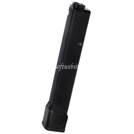 PTS 140rd EPM-AR9 Mid-Cap Enhanced Polymer Magazin Geeignet für Classic Army PX9 G&G ARP9 Serie AEG Gewehre Airsoft Schwarz