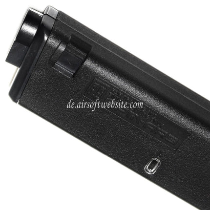 PTS 140rd EPM-AR9 Mid-Cap Enhanced Polymer Magazin Geeignet für Classic Army PX9 G&G ARP9 Serie AEG Gewehre Airsoft Schwarz