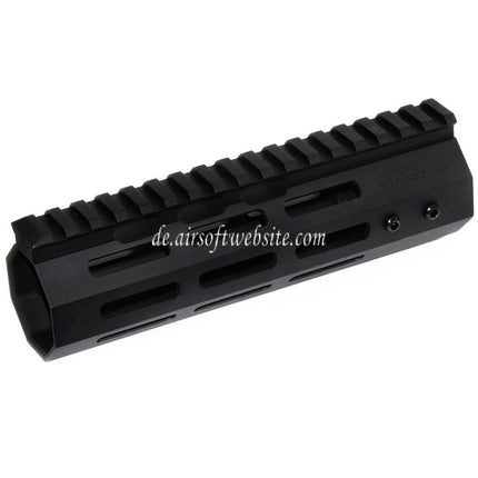 APS 7 Zoll 178mm EMG NOVESKE NSR Gen 4 RIS M-LOK Handschutz Schienen System Geeignet für AR M4 M16 Serie AEG Gewehre Airsoft Schwarz