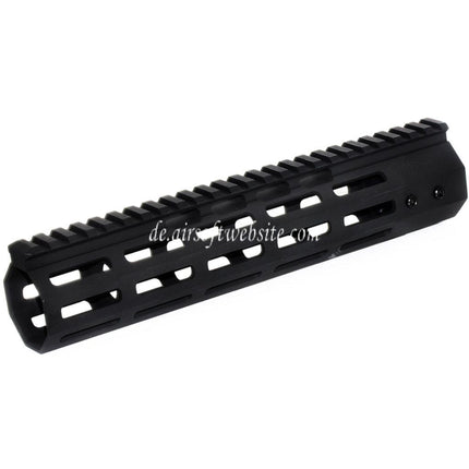 APS 9.75 Zoll 248mm EMG NOVESKE NSR Gen 4 RIS M-LOK Handschutz Schienen System Geeignet für AR M4 M16 Serie AEG Gewehre Airsoft Schwarz