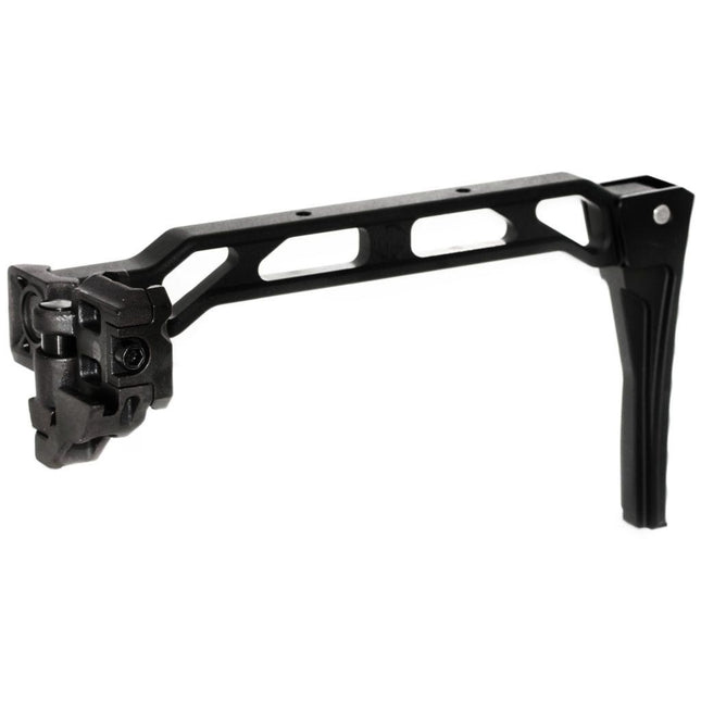 5KU 198mm AB-8R Stil Mit klappbarem Mech Schaft Geeignet für 1913 Picatinny Schienen System Gewehre Airsoft Schwarz