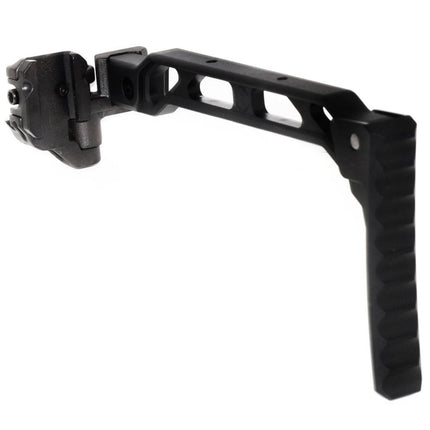 5KU 198mm AB-8R Stil Mit klappbarem Mech Schaft Geeignet für 1913 Picatinny Schienen System Gewehre Airsoft Schwarz