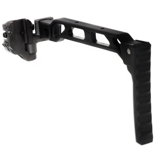 5KU 198mm AB-8R Stil Mit klappbarem Mech Schaft Geeignet für 1913 Picatinny Schienen System Gewehre Airsoft Schwarz