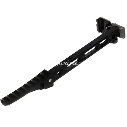 5KU 198mm AB-8 Stil Mit klappbarem Mech Schaft Geeignet für 1913 Picatinny Schienen System Gewehre Airsoft Schwarz