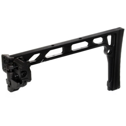 5KU 206mm SS-8 Stil Mit klappbarem Mech Schaft Geeignet für 1913 Picatinny Schienen System Gewehre Airsoft Schwarz