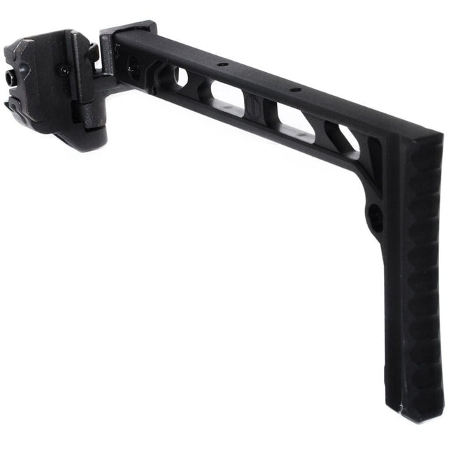 5KU 206mm SS-8 Stil Mit klappbarem Mech Schaft Geeignet für 1913 Picatinny Schienen System Gewehre Airsoft Schwarz