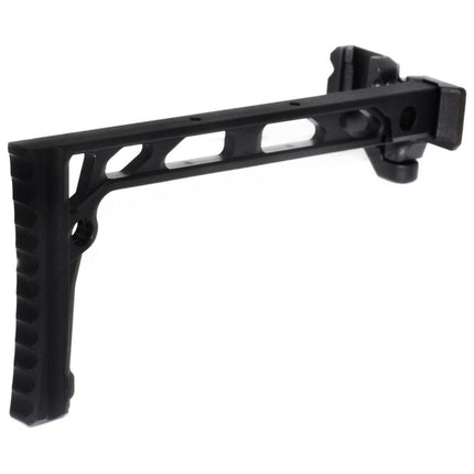 5KU 206mm SS-8 Stil Mit klappbarem Mech Schaft Geeignet für 1913 Picatinny Schienen System Gewehre Airsoft Schwarz