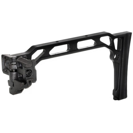 5KU 206mm SS-8R Stil Mit klappbarem Mech Schaft Geeignet für 1913 Picatinny Schienen system Gewehre Airsoft Schwarz