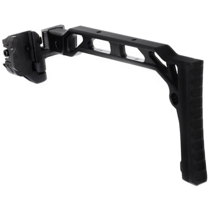 5KU 206mm SS-8R Stil Mit klappbarem Mech Schaft Geeignet für 1913 Picatinny Schienen system Gewehre Airsoft Schwarz