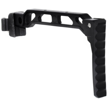 5KU 198mm AB-8R Stil Mit klappbarer Kolbenkappe Schaft Geeignet für D-Boys GHK LCT CYMA AK Serie Gewehre Airsoft Schwarz