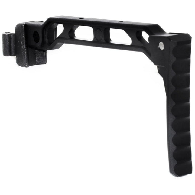 5KU 198mm AB-8R Stil Mit klappbarer Kolbenkappe Schaft Geeignet für D-Boys GHK LCT CYMA AK Serie Gewehre Airsoft Schwarz